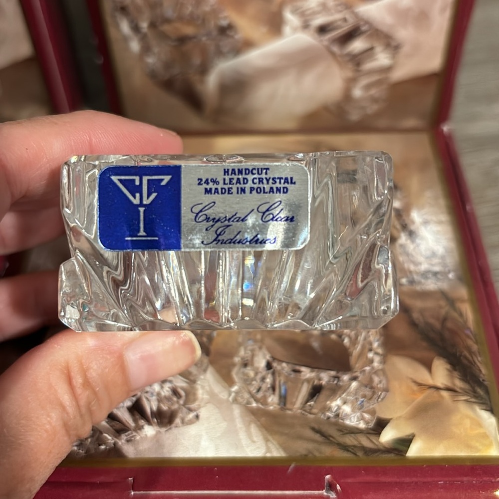 Crystal Napkin Rings - Picture 3 of 4